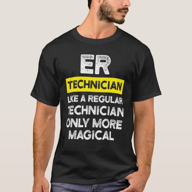 Er Technician Akut Room Tech 29 T Shirt (Framsida)