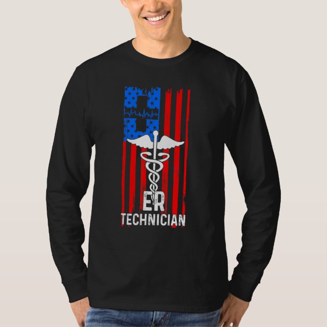Er Technician Akut Room Tech 37 T Shirt (Framsida)