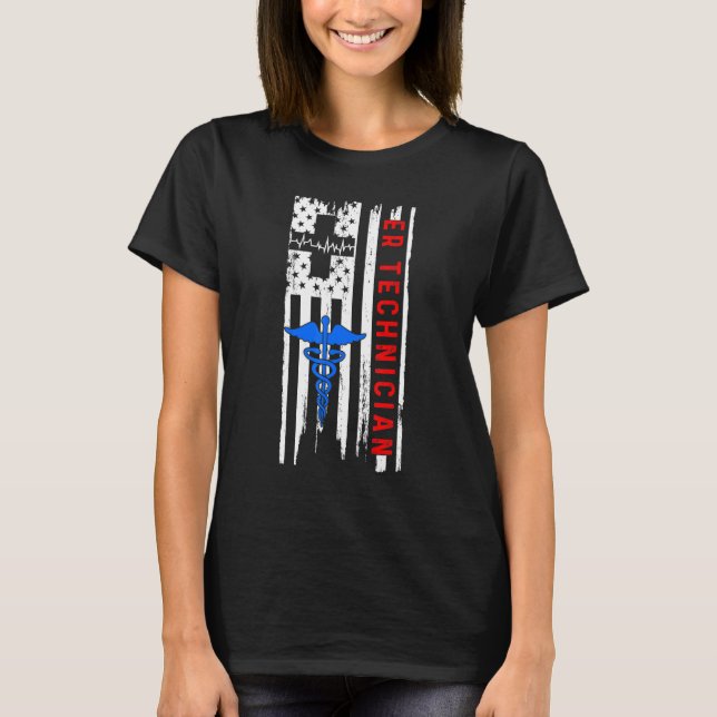 Er Technician Akut Room Tech 46 T Shirt (Framsida)