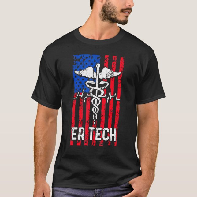Er Technician Akut Room Tech 4 T Shirt (Framsida)