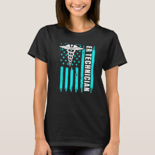 ER Technician Brain Akut Room Tech with Ameri T Shirt