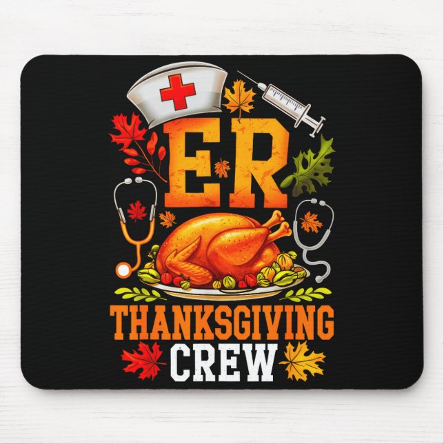 Er Thanksgiving Crew Nurse Emergency Room Register Musmatta (Framsidan)
