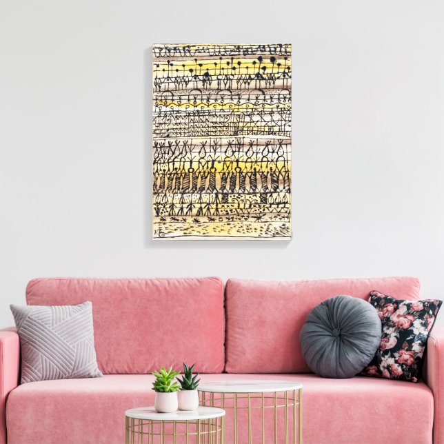 ERA Cooling in a Hett Zon Garden | Paul Klee | Canvastryck (Insitu (Vardagsrum))