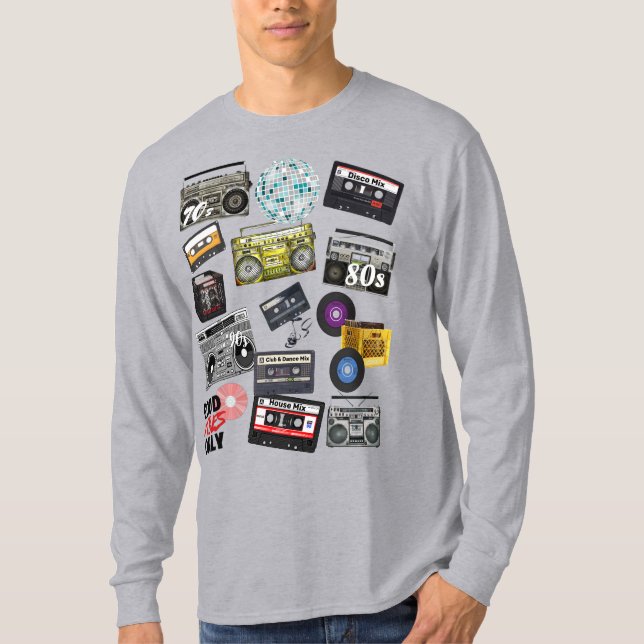 Era för 70-taldiskoklassiker t shirt (Framsida)