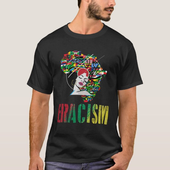 Eracism Protest Topp T Shirt (Framsida)