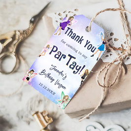 Eras Födelsedagsfest Tack Presentetikett