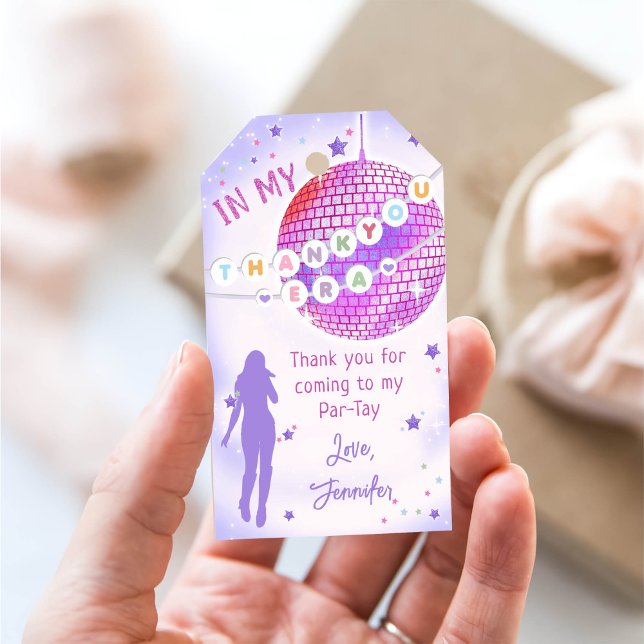 Eras Födelsedagsfest Vänskap Bracelet Tack Presentetikett (Skapare uppladdad)