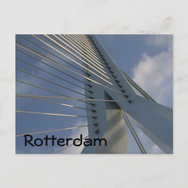 Erasmus Bridge, Rotterdam Vykort (Framsida)