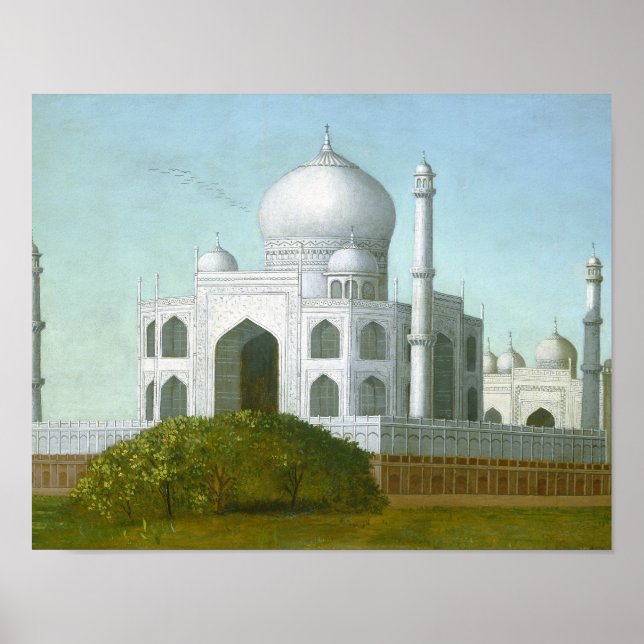 Erastus Salisbury Fält - Taj Mahal Poster (Framsidan)
