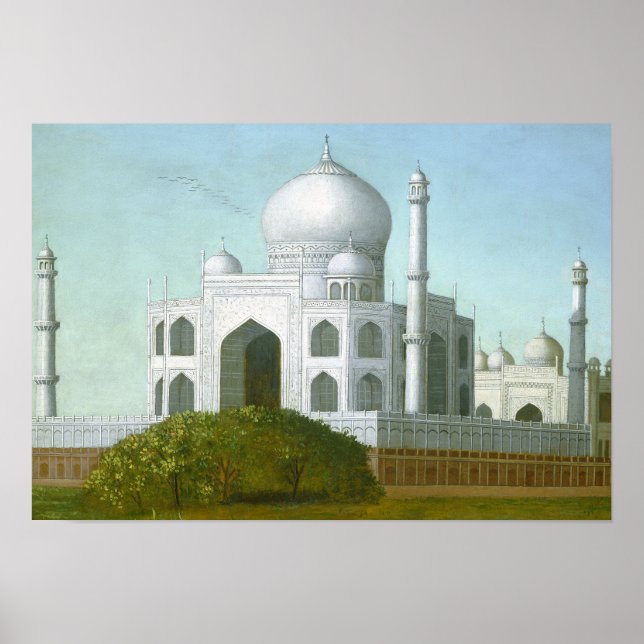 Erastus Salisbury Fält - Taj Mahal Poster (Framsidan)