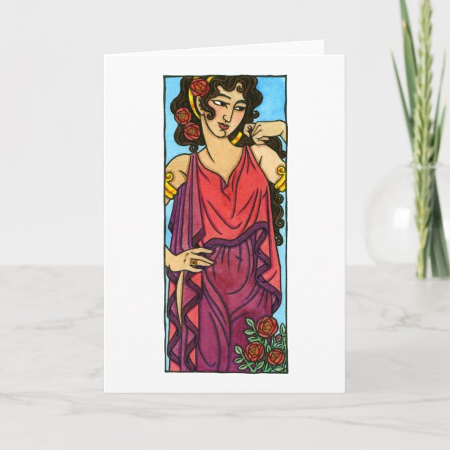 Erato Greeting Card Kort (Framsida)