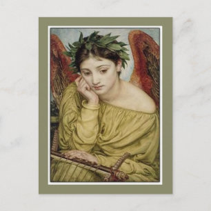 Erato, Muse of Lyric Poetry Vykort