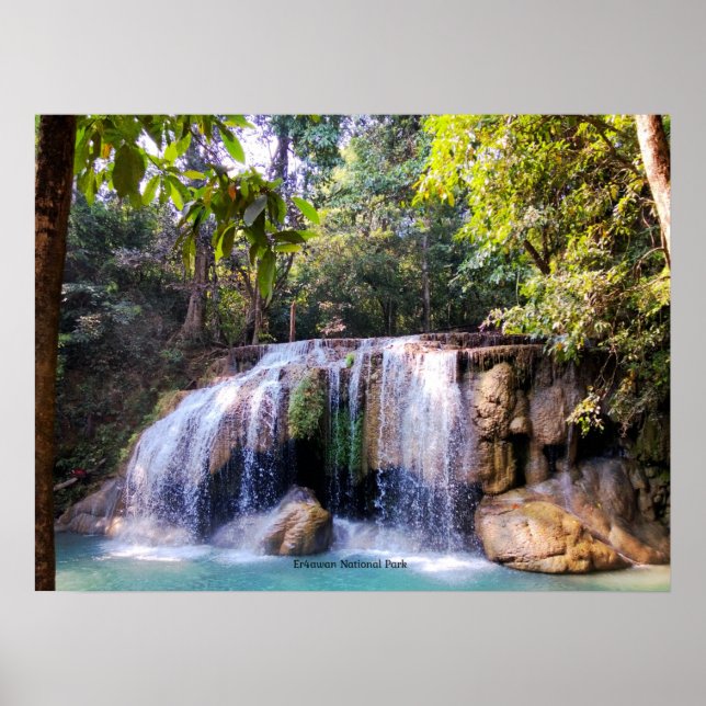 Erawan National Park, Thailand Poster (Framsidan)