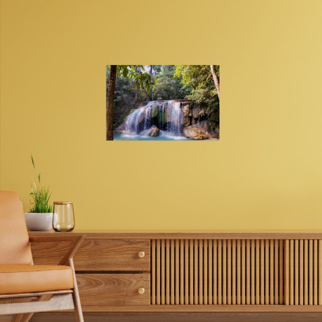 Erawan nationalpark, Thailand, Poster (Vardagsrum 2)