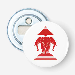 Erawan Three Heawn Elephant Lao/Laos Flagga Flasköppnare
