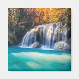Erawan Waterfall i Kanjanaburi-provinsen Thailand Magnet