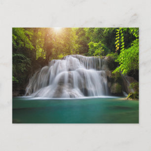 Erawan Waterfall   Kanjanaburi Thailand Vykort