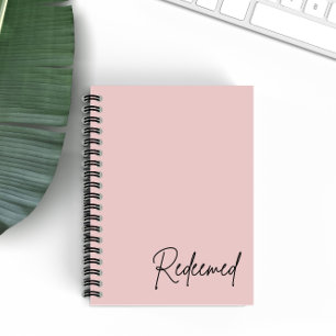Erbedömt minimalistisk kristen tro anteckningsbok