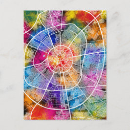 Erbil Irak City Karta Vykort