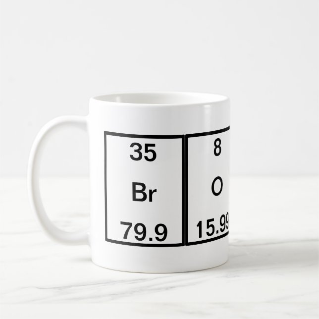 Erbium för BrominesyreThorium (BrOThEr) Kaffemugg (Vänster)