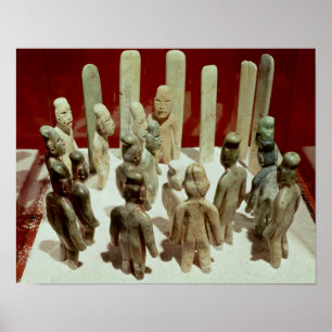 Erbjudande för sexton handjur figurer, från La Poster