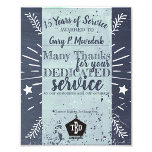 Erbjudande om universell årsdag för anställda i Ch Fototryck