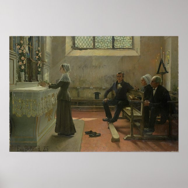 Erbjudande till jungfrun dagen efter poster (Framsidan)