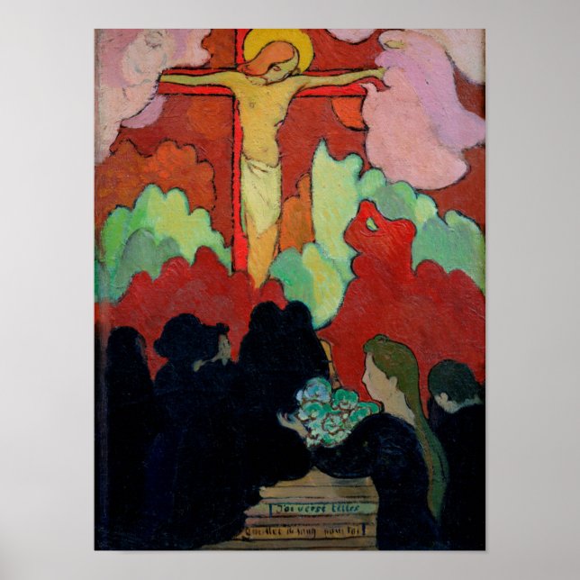 Erbjudande vid Calvary, c.1890 Poster (Framsidan)
