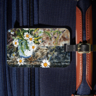 Erbjudanden från min ursprungliga målning av blomm bagagebricka