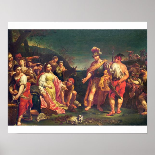 Erbjudandet till Abigail före David Poster (Framsidan)