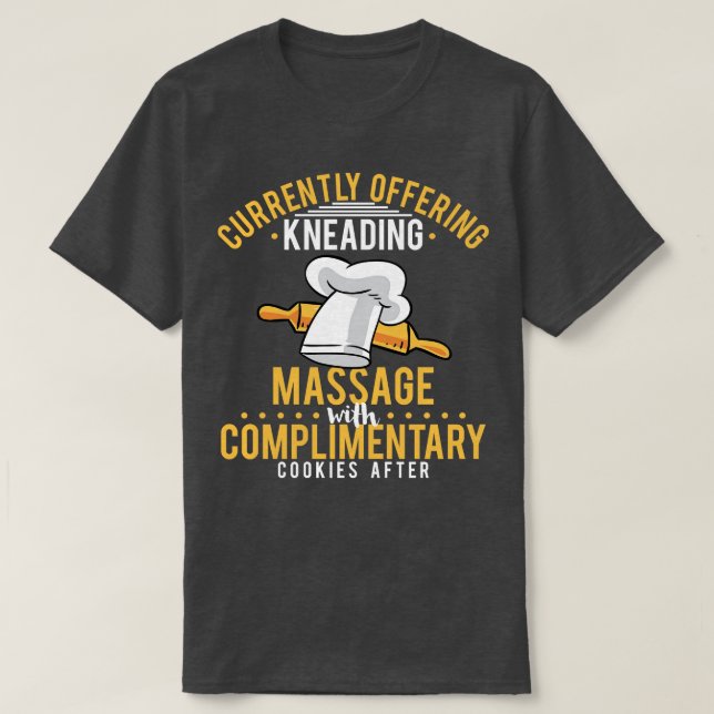 Erbjuder för närvarande massage vid kapning med ko t shirt (Design framsida)