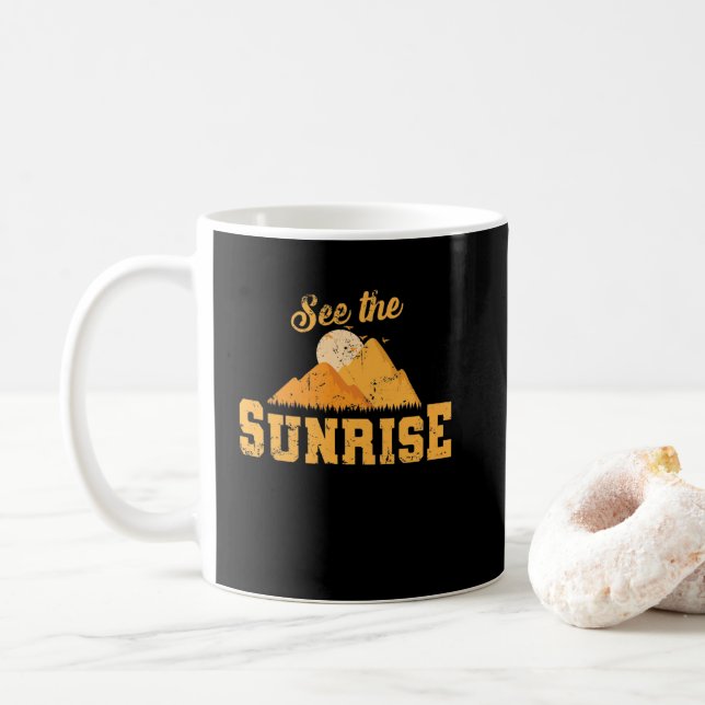 Erblicke den Sonnenaufgang Kaffemugg (Med munk)