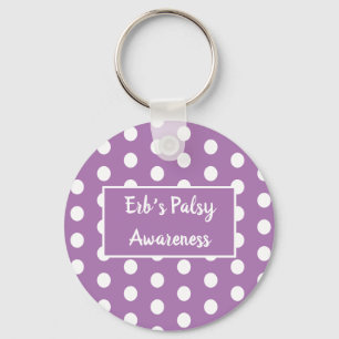 Erbs Palsy-medvetenhet Nyckelring