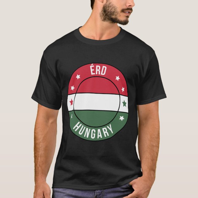 Erd, Hungary City T-Shirt (Framsida)