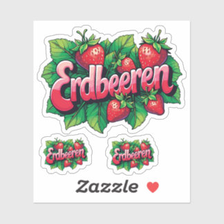 Erdbeeren Klistermärken