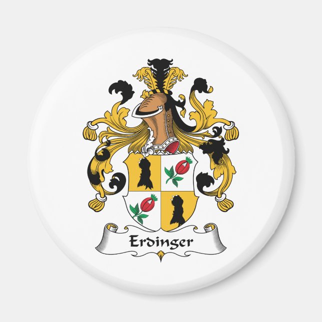 Erdinger Family Crest Magnet (Framsidan)
