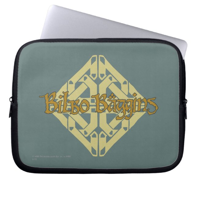 Erebor - BILBO BAGGINS™ Namn Laptop Fodral (Framsidan)
