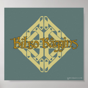 Erebor - BILBO BAGGINS™ Namn Poster