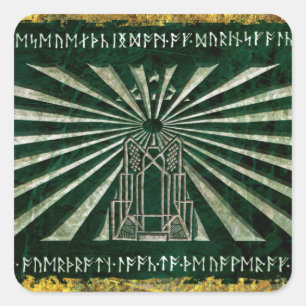 Erebor Graphic Fyrkantigt Klistermärke