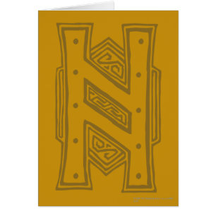 Erebor - H-symbol Hälsningskort