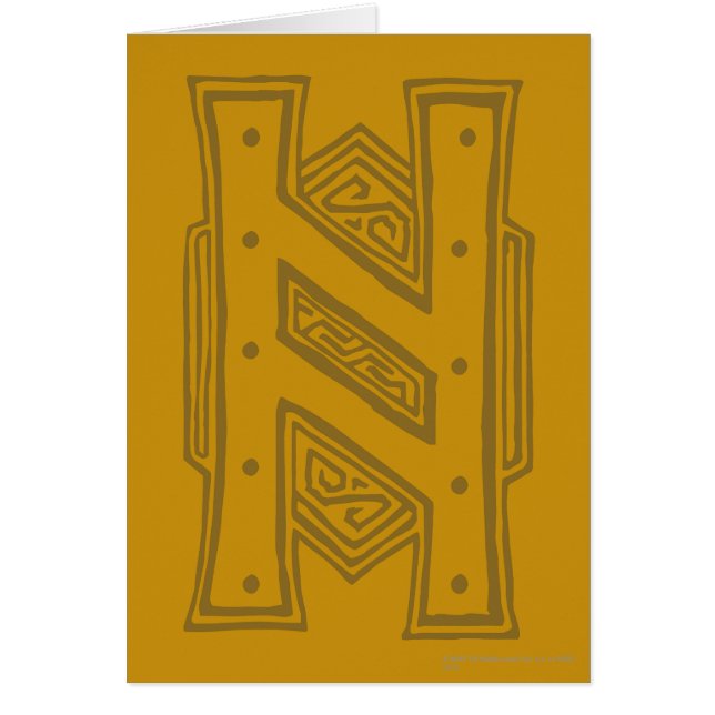 Erebor - H-symbol Hälsningskort (Framsidan)
