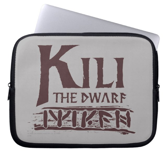 Erebor - Kili Namn Laptop Sleeve (Framsidan)