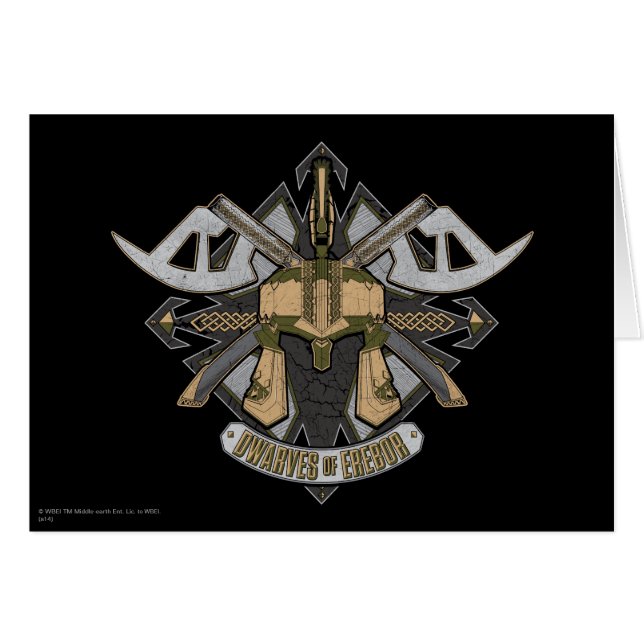 Erebor-vargar Hälsningskort (Framsidan Horizontal)
