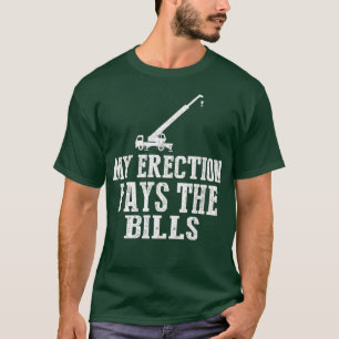Erecept Betalar underavsnittet Bills Crane Machine T Shirt
