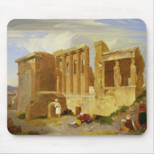 Erechtheumen, Athens, med figurer i Foregren Musmatta