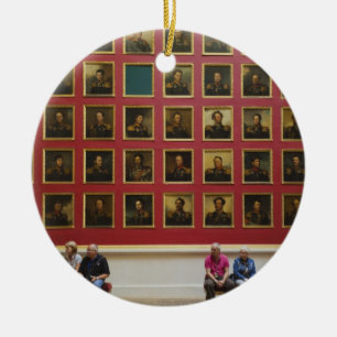 Eremitagemuseet, rum 197, 1812 års krigs galleri julgransprydnad keramik