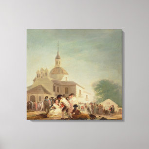 Eremitboningen av San Isidro, Madrid, 1788 Canvastryck