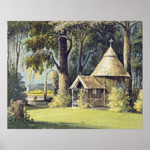 Eremitboningen, från Ackermanns Repository av Poster