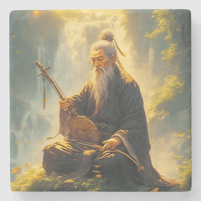 Eremitens Shan Shui Stenunderlägg (Framsidan)
