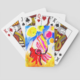 Eremitkräfta akvarell kul casinokort